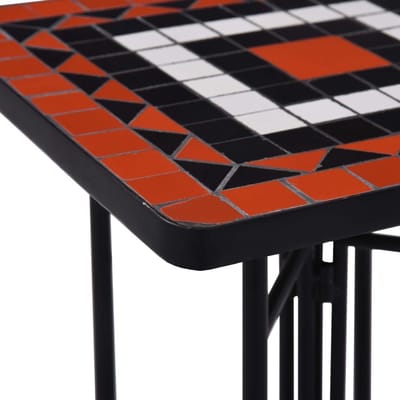 Mozaïek Tuintafel - Keramische Tafel - Balkon Terras - Weerbestendig Frame - 765 Kilogram