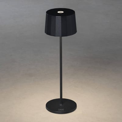 Konstsmide LED tafellamp Positano voor buiten, zwart