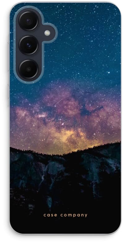 Case Company® - Hoesje geschikt voor Samsung Galaxy A55 hoesje - Travel to space - Soft Cover Telefoonhoesje - Bescherming aan alle Kanten en Schermrand