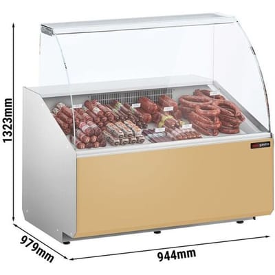 GGM Gastro Kühltheke - 1000mm - Frontblende Beige