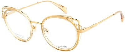 Ladies' Spectacle frame Police VPLA0308FF Golden