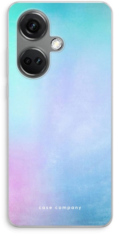 Case Company® - Hoesje geschikt voor OnePlus Nord CE 3 hoesje - Mist pastel - Soft Cover Telefoonhoesje - Bescherming aan alle Kanten en Schermrand