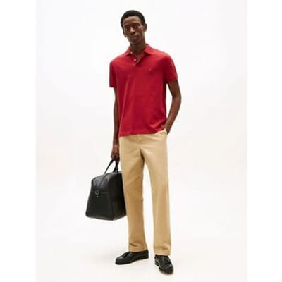 T-shirt Tommy Hilfiger MW0MW17771 SLIM POLO-XIT REGATTA RED