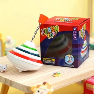 LED Licht Op Draaitollen Knipperende Muziek Spinner Gyroscopen voor Kinderen Kerstcadeau Pasen Verjaardag Klaslokaal Beloning Feestartikel