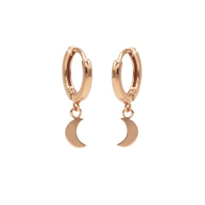 Karma Oorringen Hinged Hoops Moon Rosé