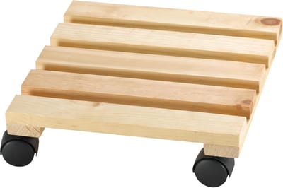 Vierkante Plantroller met 50 kg Draagkracht - Antislip en Geschikt voor Buiten
