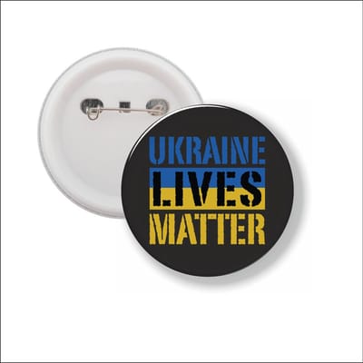 Button Met Speld - Ukraine Lives Matter - Oekraine