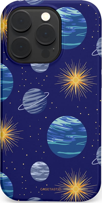 Casetastic Hoesje Geschikt voor Apple iPhone 14 Pro Magsafe - Stijlvolle Beschermende Duo-layer Case - Stralende ster
