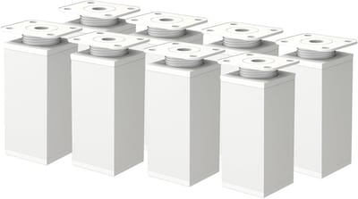 Verstelbare Meubelpoten Set van 8 - Elegante Kastpoten met Complete Schroevenset