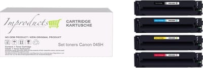 Improducts® Toner - Alternatief Canon 045H BK CY MA YE multi pack