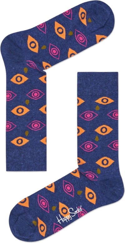Happy Socks Cry Baby Sokken - Blauw/Geel - Maat 41-46