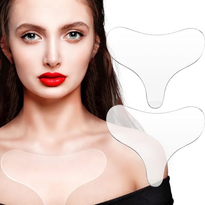 Anti Rimpel Pads - 2 Stuks - Shapetape - Hebruikbaar - Anti-rimpel patches - Tegen Rimpels en Lijntjes - Anti Aging - Siliconen borstvouwen pads voor rimpels decolleté - Huidverzorging Vrouwen - Anti Wrinkle Patches - Anti Rimpel Beauty Pads