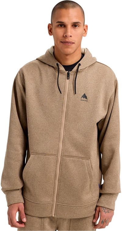 Burton Oak Fleece Met Volledige Rits Beige,Bruin M Man