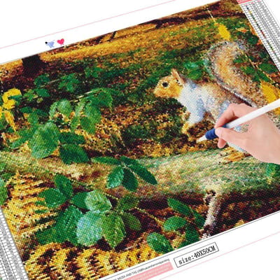 5D Diamond schilderij eekhoorn volledige vierkante nieuwe aankomst diamant borduurwerk dier Craft Kit MozaïekTree handgemaakte cadeau kunst Full Square 20X30CM
