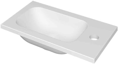 INK - Fontein Porselein met Kraangat Universeel - 400x220x16 mm - Mat Wit