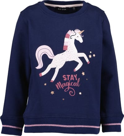 Blue Seven UNICORN Meisjes Trui - blauw - Maat 98