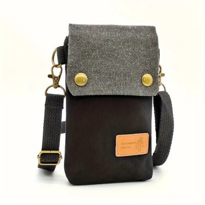 Bovista Schoudertas - Dames - Heren - Crossbodytassen - Slingbag - Bag - Nektas - Nektasje - Messenger - Crossbody - Zwart