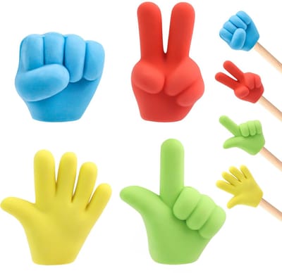 Dailygoods- Potloodgummen 20 Stuks - Grappige Gummen - Creatieve Gummen - Kleurrijke Gummen - Geschikt voor School - Veilig Materiaal