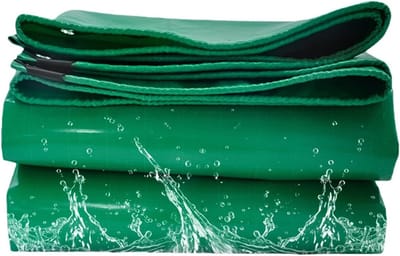 Waterdicht Zeildoek - Afdekzeil Zwaar - Bescherming Buiten - UV Bestendig Scheurvast - 2.5 x 3 m - Groen