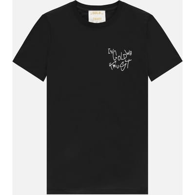 In Gold We Trust The Koston Slim Fit Jet Black Size: XXL | T-Shirts Outlet | Unisex | Zwart