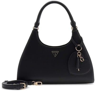 GUESS handtas schoudertas Isobel Girlfriend Carryall Black zwart
