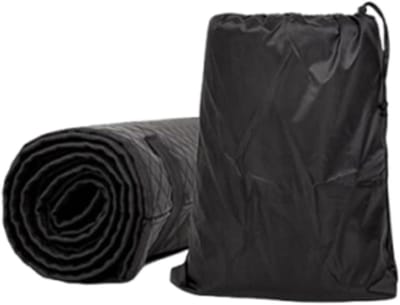 Monteurmat Kniekussen - Werkplaatsonderlegger - Ergonomisch Werken - Antislip Onderlaag - 37 cm - Zwart