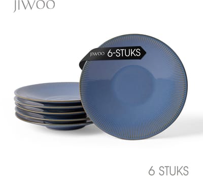 Dinerborden set van 6 (Ø27cm / 10inch), Ontbijtborden, Pastaborden, Pizzaborden, serviesset 6 persoons, Geschikt voor Restaurants, Horeca, Feest, Familiefeesten, Banketten en Picknicks, Magnetron-vaatwasserbestendig, Keramiek