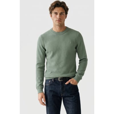 Dstrezzed Ds-mercury Crew Lily Pad Size: XXL | Sweaters Outlet | Heren | Groen
