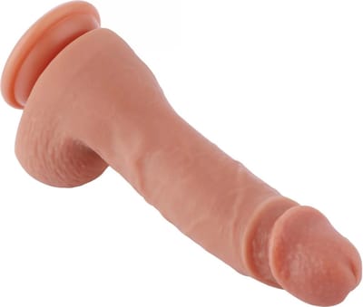 Dildo Vibrerend inclusief Afstandsbediening 19 CM KlicLok Nude