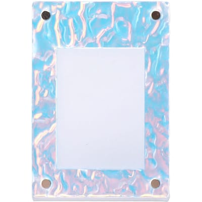 Fotolijst Clear Acryl Magnetisch Universeel 3 Inch Fotolijst voor Kaart Filmkaartje Schitterend white