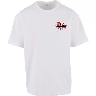 Mister Tee - True Warrior Oversize Heren Tshirt - XS - Wit