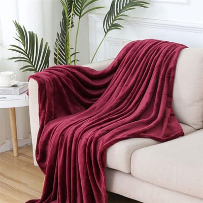Extra Zachte Flanellen Fleece Deken 120x200 cm - Warm en Pluizig Plaid voor Bank of Bed