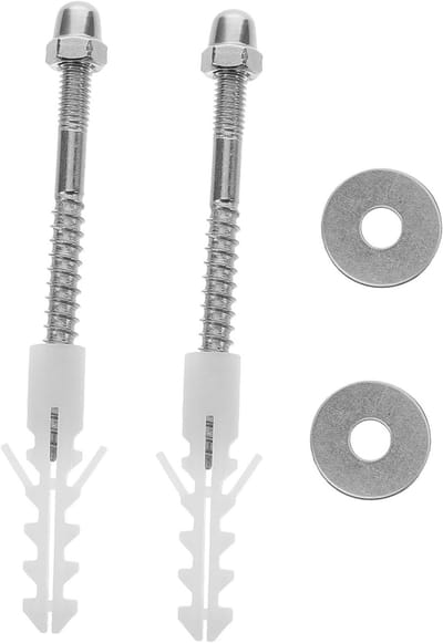 Toiletzitting Bevestigingsset - Toiletbouten - Toilet Reparatie - Universele Pasvorm - 2 Stuks - Zilver