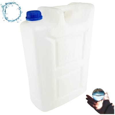 Anwicar Jerrycan voor Water - 20 L - Watercontainer - Camping Watertank - Wit