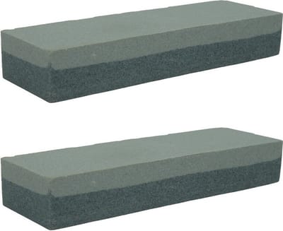 Benson Wetsteen - 2x - dubbelzijdig - slijpsteen - fijne en grove korrel - 15 cm