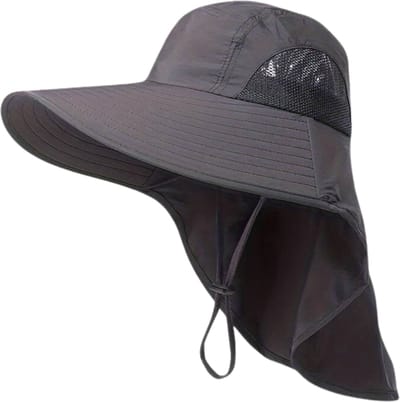Bovista Zonnehoed - Reishoed - UV Beschermende Hoed - Bucket Hat - Festival - Pet - Hoedje Voor Dames & Heren - Hoofdbescherming - Donkergrijs