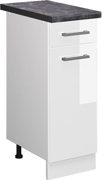 Vicco R-Line Keukenonderkast – 30 cm, WB Antraciet Wit Hoogglans