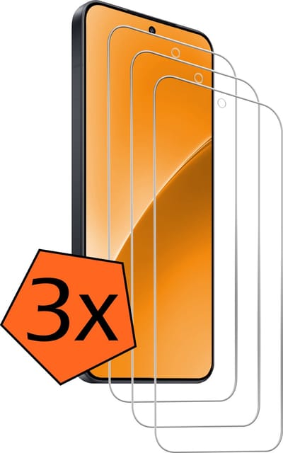 Screenprotector - 3 Stuks - Geschikt voor Xiaomi 15 - Extra Sterk - Gehard Glas - Beschermglas - Tempered Glass - Screen Protector