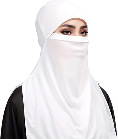 Bovista Hoofddoek - Hijab - Dames - Abaya - Sjaal - Islamitische Kleding - Moslim Kleding - Alhamdulillah - Wit