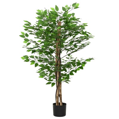 vidaXL - Kunst - Ficus - plant - 788 - bladeren - 120 - cm - groen
