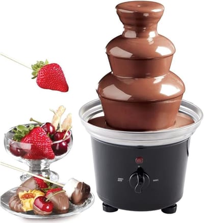 DnA® Chocoladefontein - Smeltchocolade Voor Fontein - Chocolade - Zwart - 24cm x 18cm x 18cm