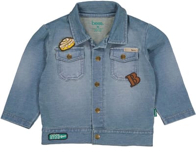 B.E.S.S. Baby Demin Jasje Light Denim Stone Washed maat 62