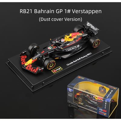 Bburago 1:43 Verstappen F1 Legering Auto Model Red Bull Racing Rb16B Rb19 Rb20 Rb21 Statisch Diecast Speelgoed