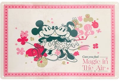 Disney Home Wandbord - Mickey And Minnie Mouse - Magic In The Air