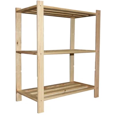 Sencys Rek 3 Legplank In Massief Den 94x75x40cm