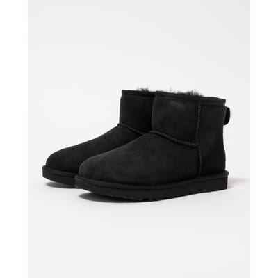UGG® Classic Mini II voor dames  in Black, Maat 36, Dubbelzijdig