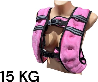 Padisport - Weight Vest - Gewichtsvest - Weighted Vest - Gewichtsvest 15 Kg - Gewichtsvest Hardlopen - Gewichtsvesten - Gewichtsvest Roze