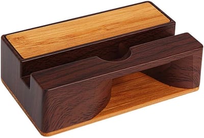 Mobiele Telefoon Geluidsversterker van Hout, Desk Holder voor Smartphones, Draagbaar en Compact