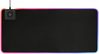 Deltaco GAMING XL RGB Mousepad with integrated QI Wireless Charging