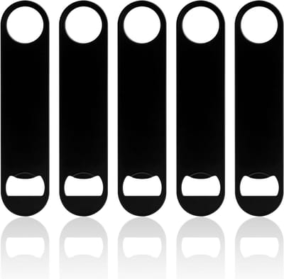Duurzame RVS Flessenopener voor Bier en Drank - Set van 5 Stuks voor Keuken en Bar